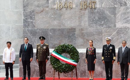 Sheinbaum conmemora a los Niños Héroes de Chapultepec; Fuerzas Armadas refrendan compromiso en soberanía y seguridad