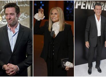 Hugh Jackman y Antonio Banderas le entran a la cantada