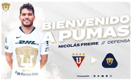 Pumas refuerza su defensa al fichar a Nicolás Freire
