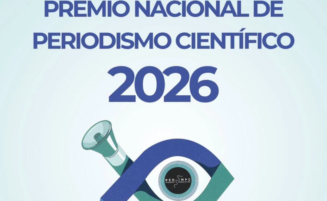 Cartel del Cuarto Premio Nacional de Periodismo Científico, convocado por la Red Mexicana de Periodistas de Ciencia. Foto: Facebook @RedMPC