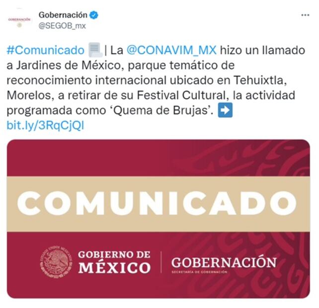 Gobernación pide retirar espectáculo sobre "Quema de Brujas" para evitar mensaje de violencia hacia mujeres