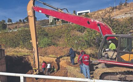 Ruptura de ducto afecta el suministro en Naucalpan