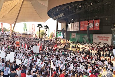 Toman protesta a candidato tricolor a gubernatura