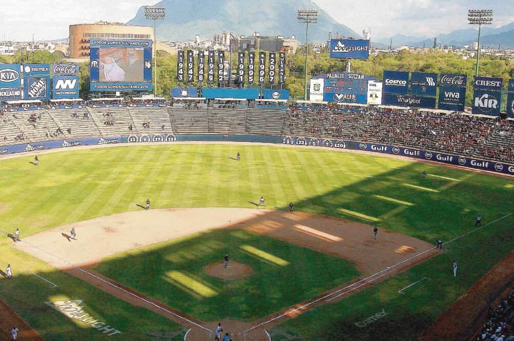 El estadio de beisbol donde juegan los Sultanes albergará la serie. (JAM MEDIA)