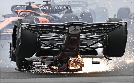 El impactante accidente de f1 en fotos