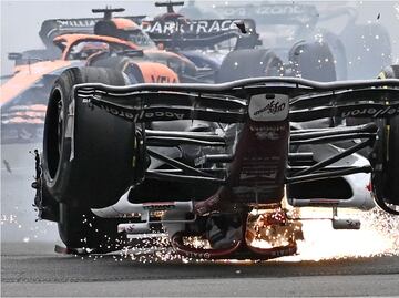 El impactante accidente de f1 en fotos