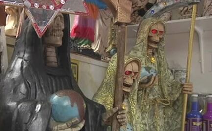 Dejan 2 cuerpos encobijados en capilla de la Santa Muerte en Sonora