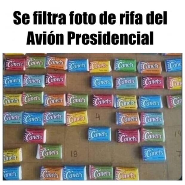No cesan los memes por posible rifa de avión presidencial