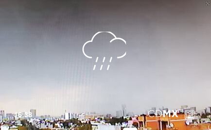 Llueve en seis delegaciones de la CDMX