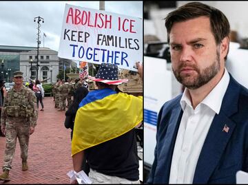 VIDEO: Abuchean a JD Vance y Pete Hegseth en Washington; visitaban a la Guardia Nacional en esa ciudad
