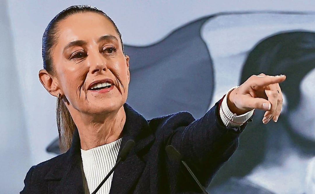 Hay que trabajar para tener una buena relación, dice Sheinbaum. Foto: Berenice Fregoso | El Universal (24/12/2024)