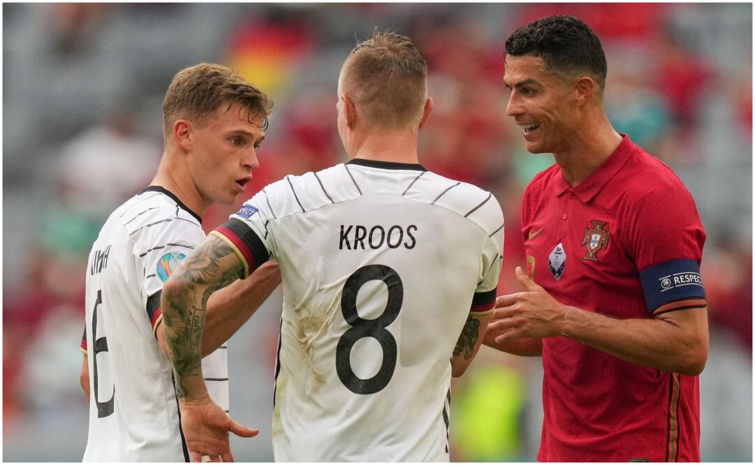 Cristiano se reencontró con Kroos. FOTO: AFP