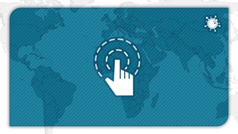 El mapa que muestra el número de infectados y muertos en el mundo por Covid-19