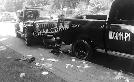 Policía pierde una pierna durante percance vial en Álvaro Obregón