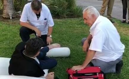 Periodista sufre fractura al imitar chilena de Cristiano 