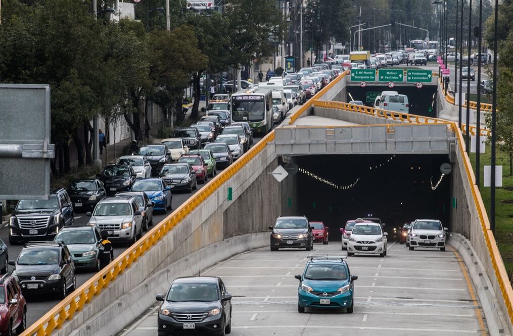 El paso a desnivel Mixcoac-Insurgentes fue abierto luego de casi dos años de obras. Foto: Germán Espinosa/EL UNIVERSAL