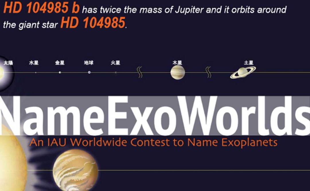 Desean nombrar 20 sistemas estelares y sus exoplanetas. Foto: IAU