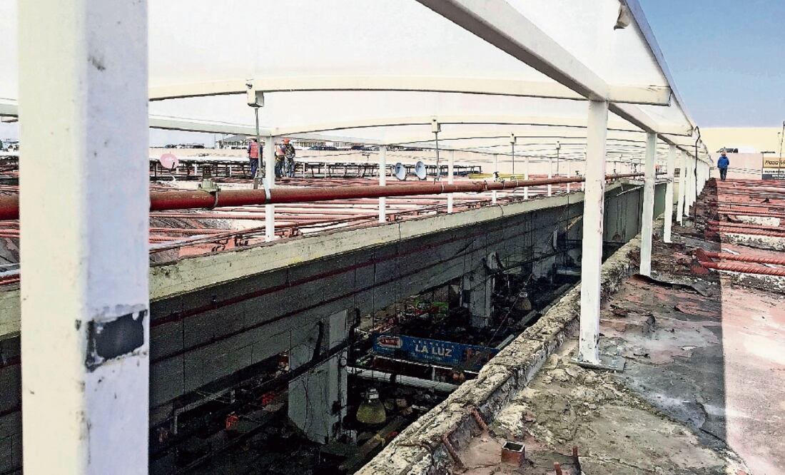 La Nave Menor es otro de los pendientes que hay; se inició con la impermeabilización del techo, pero los avances son mínimos (ARCHIVO EL UNIVERSAL)