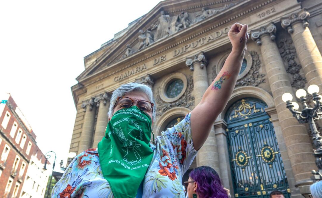 Morena asegura que no puede prometer que el dictamen para despenalizar por completo el aborto sea aprobado (07/11/2024). Foto: Axel Sánchez / EL UNIVERSAL