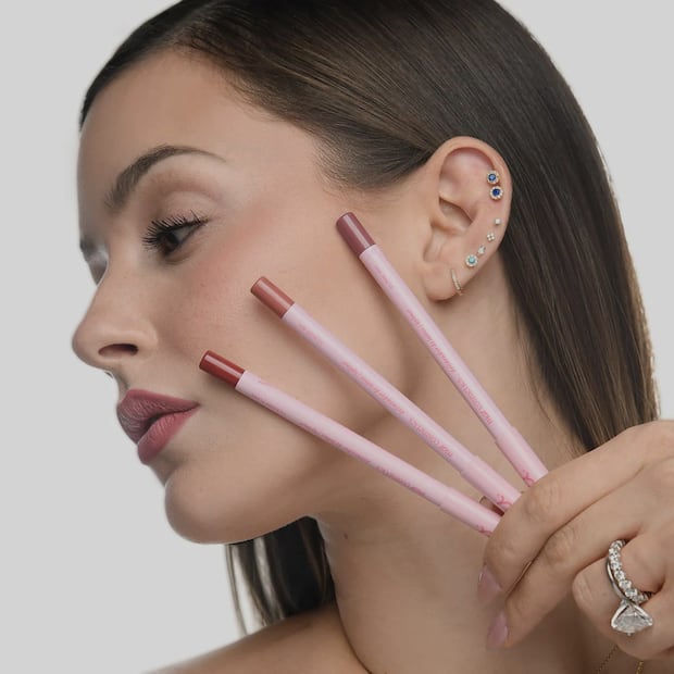 El set incluye los tonos Pink Mist, Nude Bay y Sassy Flame. Foto: Mar Cosmetics