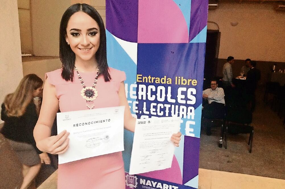 Una vez que consiguió el primer lugar del concurso organizado por EL UNIVERSAL, Georgina asegura que buscará a los mejores maestros para que le ayuden a prepararse para la etapa regional. (FOTOS: RAÚL TORRES. EL UNIVERSAL)