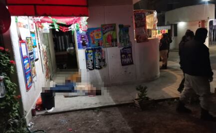Asesinan a balazos a dos jóvenes en la entrada de una tienda en Tultitlán 