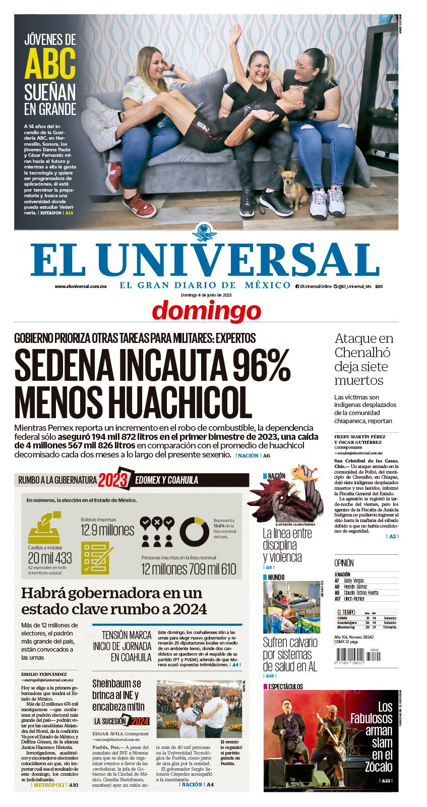 Portada impresa