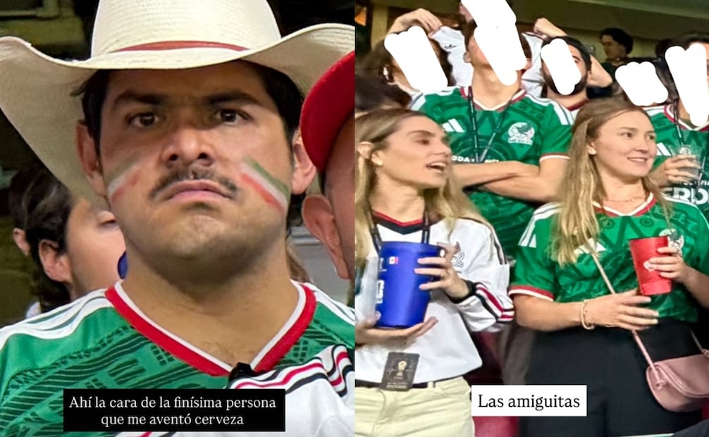 Influencer Terefifas exhibe agresión en pleno México vs Chequia. Foto: Captura de pantalla