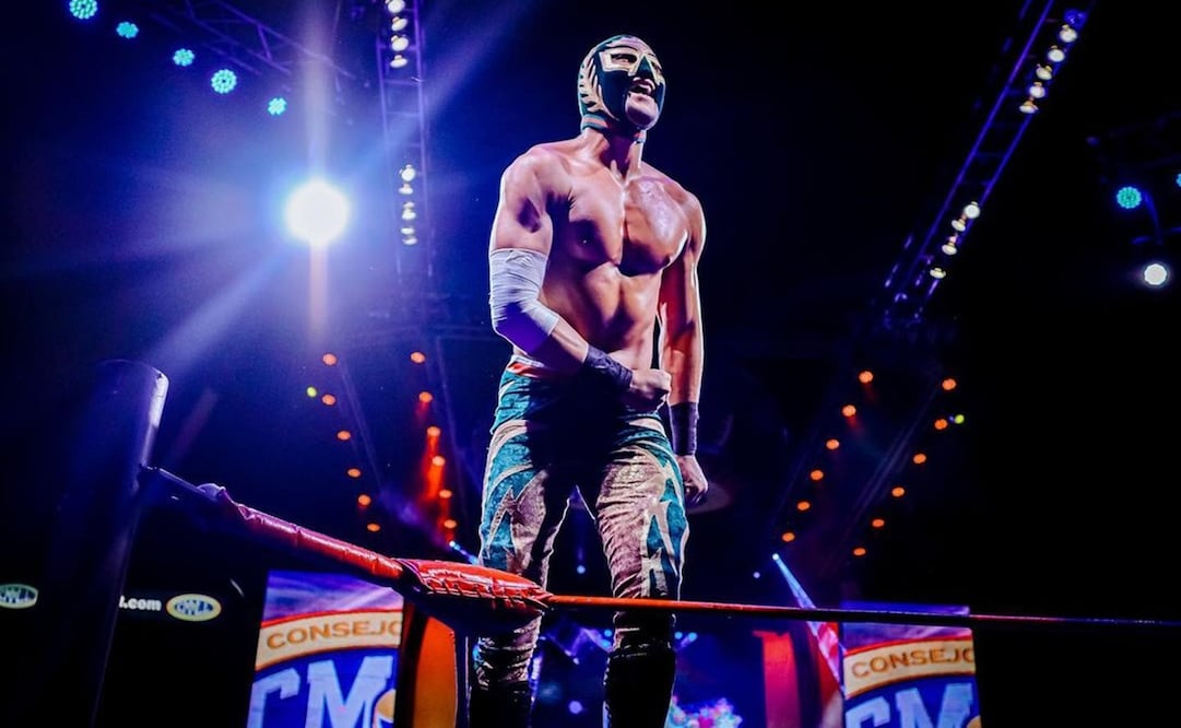 Soberano Jr presentándose en la Arena México - FOTO: Especial