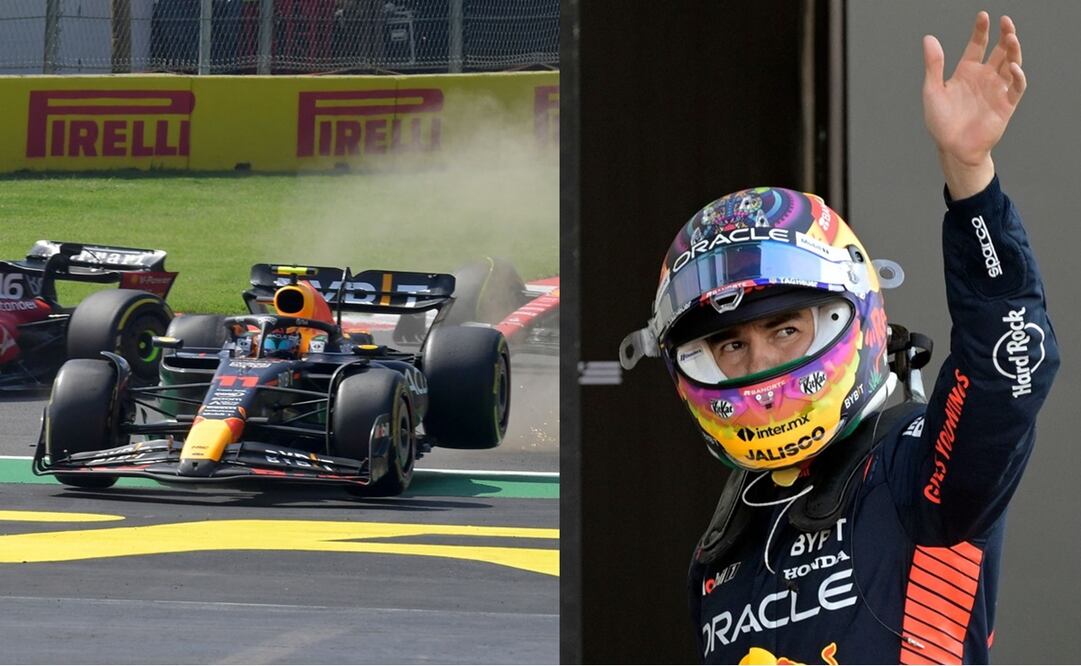 Checo Pérez durante el Gran Premio de México - Foto: Especial