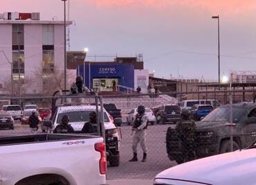 Montan operativo de revisión en Cereso de Ciudad Juárez, Chihuahua