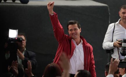 Peña Nieto arriba a sede nacional del PRI para Consejo Político