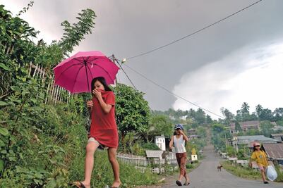 Indonesia sufre ahora por erupción