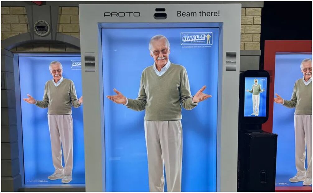 El artista tendrá su propio stand interactivo en la Comic-Con de Los Ángeles. Foto: Photo Hologram / The Hollywood Reporter