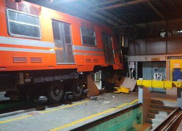 Metro reporta impacto de convoy en el taller de la Línea 6, El Rosario