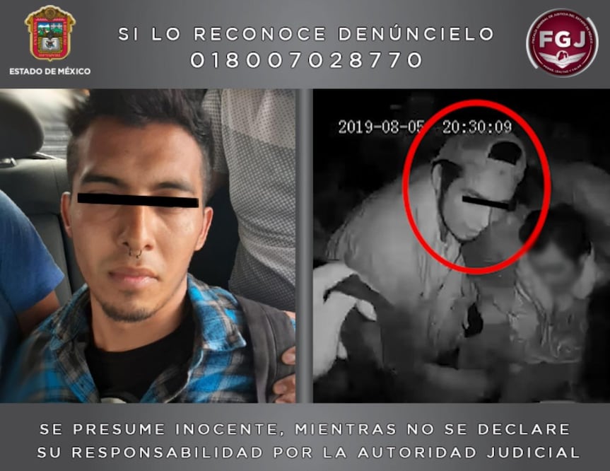 Foto: Fiscalía General de Justicia del Estado de México 