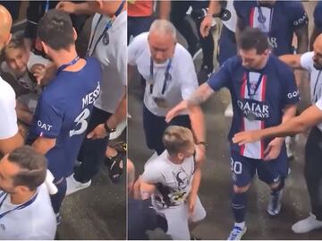 VIDEO: El hermoso gesto de Messi con un niño israelí