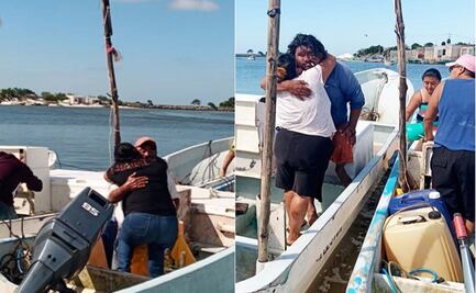 Rescatan a dos pescadores varados durante cuatro días en Yucatán