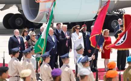 Donald Trump llega a Israel