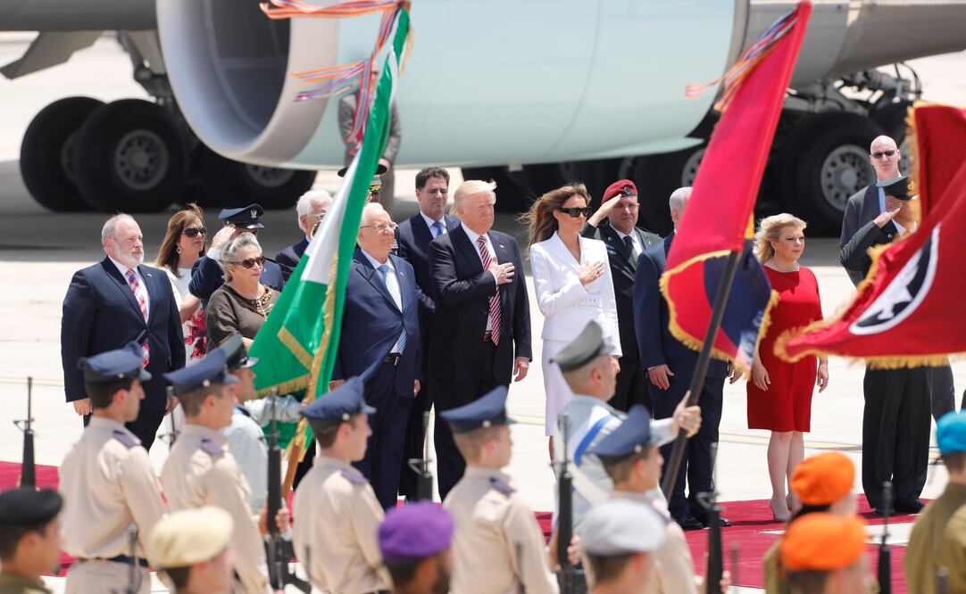 El presidente de los Estados Unidos, Donald Trump y su mujer, Melania Trump (Foto: AFP) 