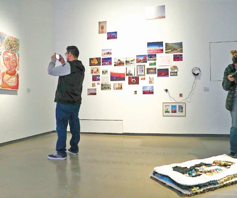 Exposición Creación en Movimiento, de Jóvenes Creadores del Fonca, en el Antiguo Colegio de San Ildefonso, en 2019. Archivo EL UNIVERSAL