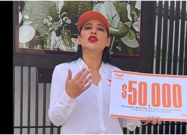 Sandra Cuevas propone que ningún político, incluido el Presidente de México gane más de 50 mil pesos