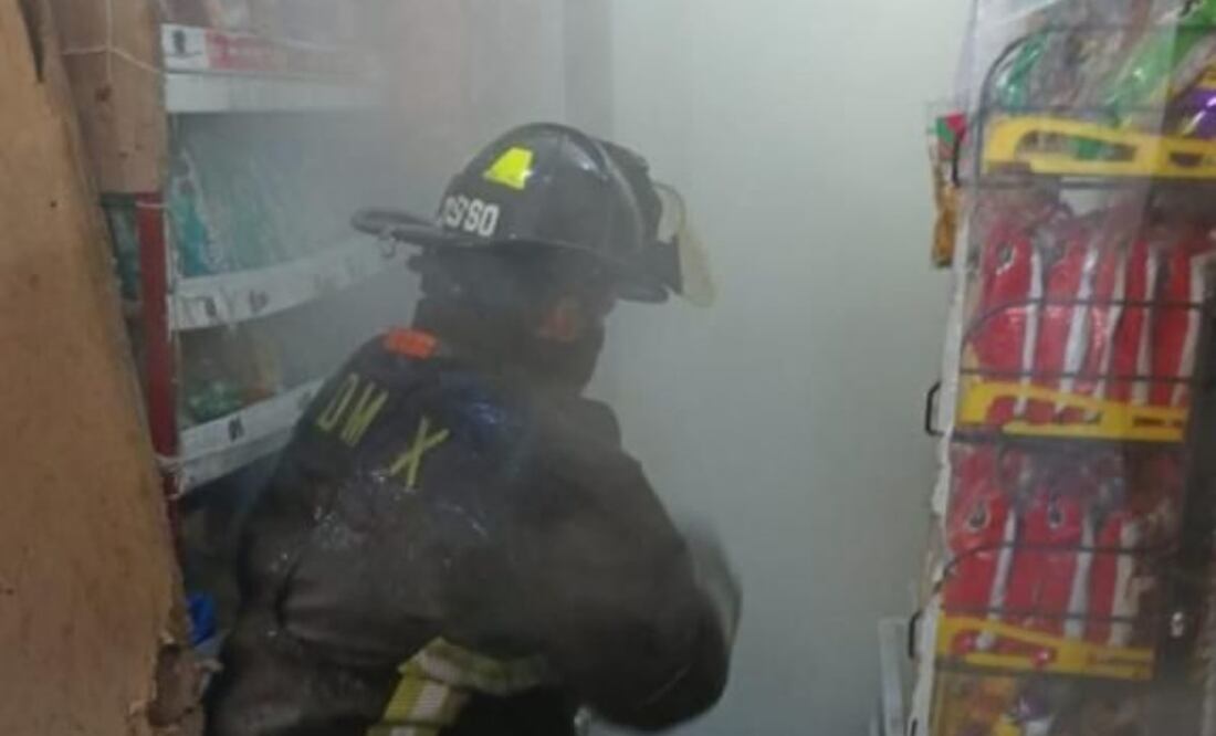 Incendio central de abastos Foto: Especial