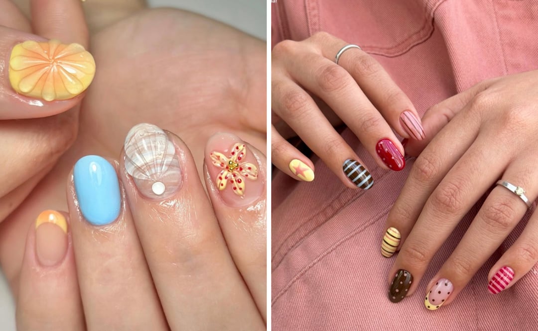 Diseños de uñas con un toque de amarillo suave, uno de los tonos favoritos para la primavera. Foto: @ohmynails._ @shine_studio_