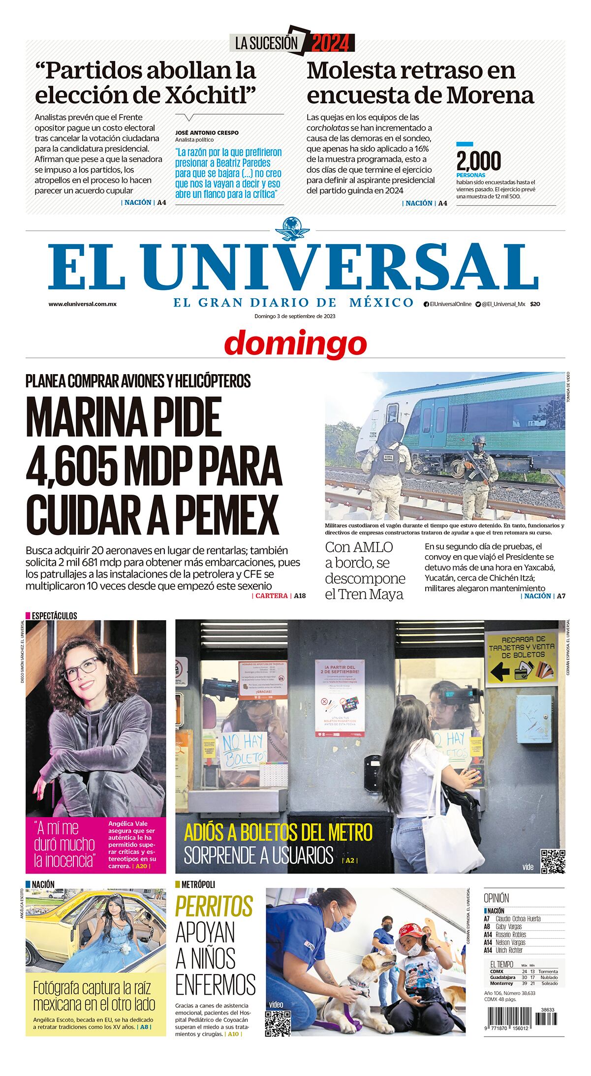 Portada impresa
