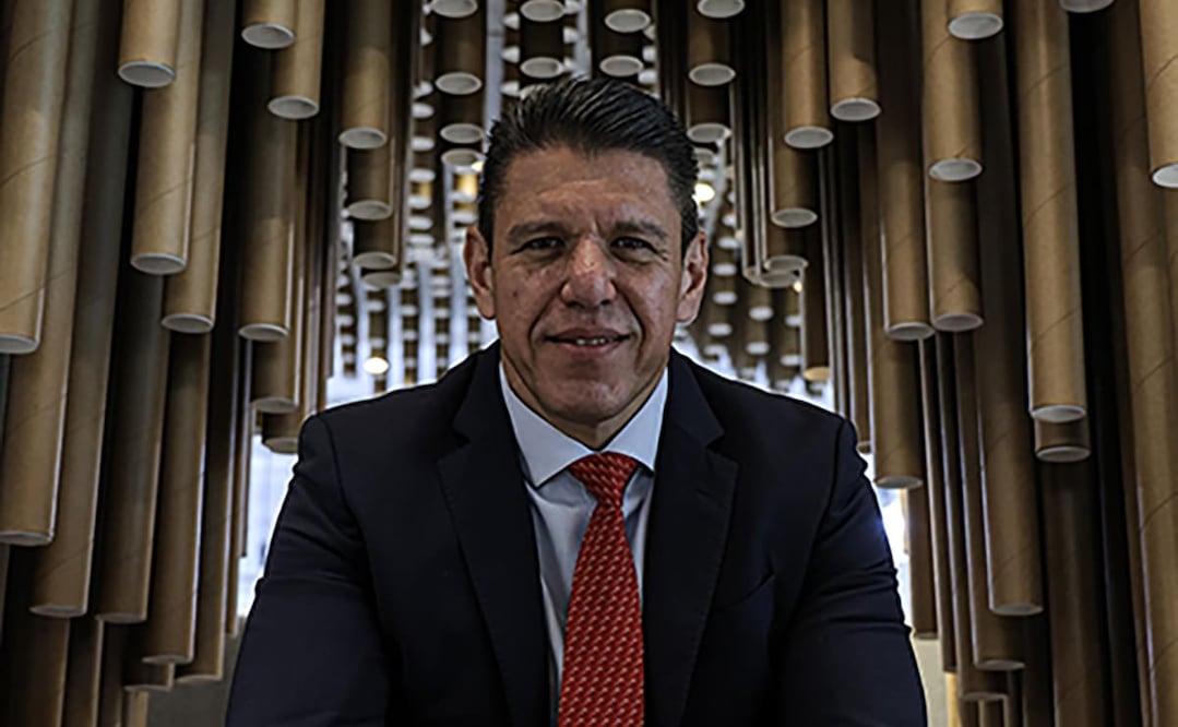 José Francisco Landaverde habló sobre impulsar la inclusión financiera en México. Foto: Gabriel Pano/EL UNIVERSAL