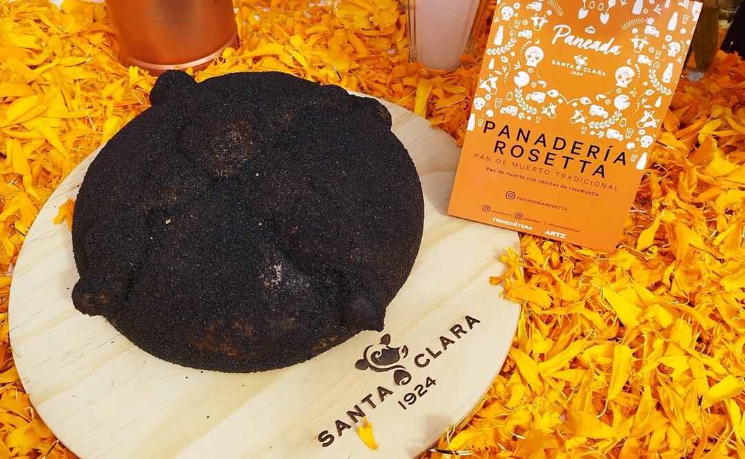 Pan de muerto de Panadería Rosetta en la Paneada Santa Clara.
Foto: Carolina Sánchez / El Universal.