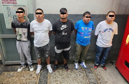 Caen 5 integrantes de la Unión Tepito, todos liderados por “El Barbas”