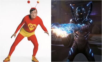 "No contaban con mi astucia": Así rinde homenaje "Blue Beetle" al Chapulín Colorado