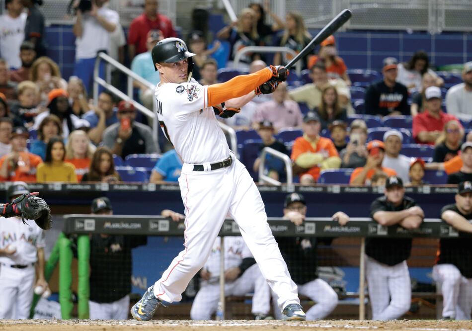 AP. Giancarlo Stanton pegó 59 palos de vuelta entera